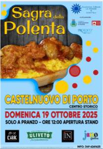 Con la Sagra della Polenta di Castelnuovo di Porto tornano i sapori dell’inverno: data e programma 1 Con la Sagra della Polenta di Castelnuovo di Porto tornano i sapori dell’inverno: data e programma 1