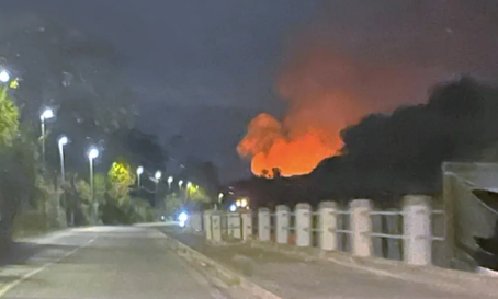 a ostia incendio castel fusano