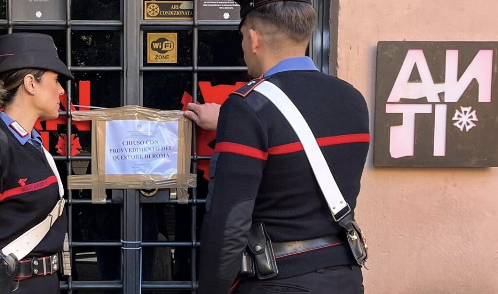 Chiuso l’Antigallery a Monti: stop di dieci giorni per troppi superalcolici e caos notturno 1