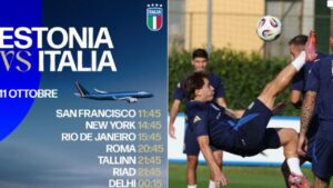Estonia-Italia, qualificazioni Mondiali 2026: orario, dove vederla, formazioni, cosa va in onda dopo 1