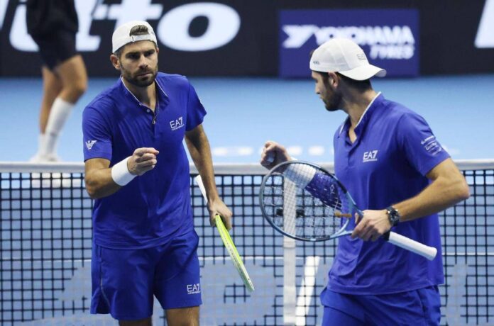 Atp Finals, primo verdetto: Bolelli-Vavassori fanno due su due e volano in semifinale