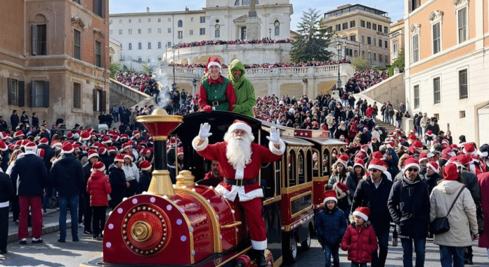 COPERTINA ROMA PRIMA CHRISTMAS PARADE 2025 FOTO ARTICOLO GC 23 NOV 25