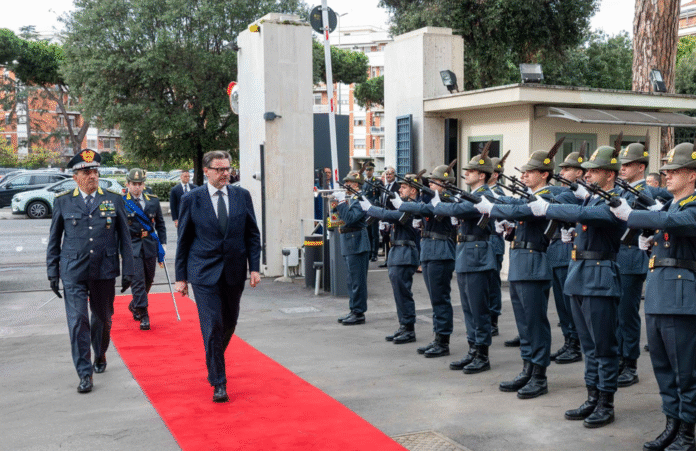 MINISTRO GIORGETTI OSTIA GDF INAUGURAZIONE ANNO STUDI 2025