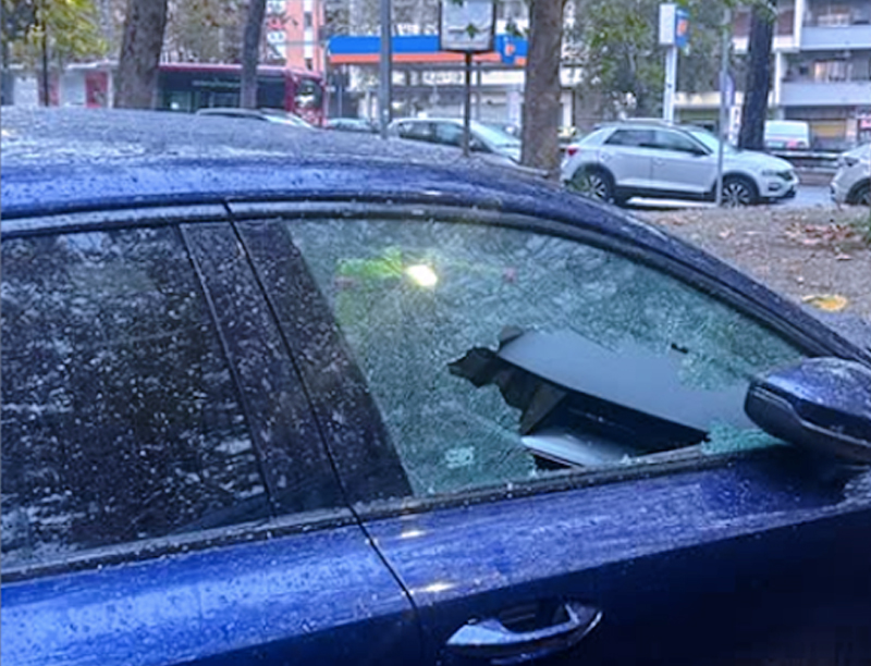 Nuova ondata di furti al Collatino: la “banda del mattone” colpisce ancora e i residenti si appellano a Cicalone (VIDEO e FOTO) 1