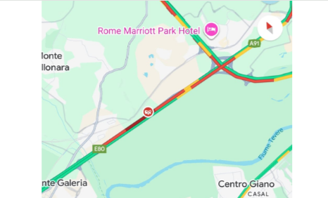 a roma fiumicino incidente