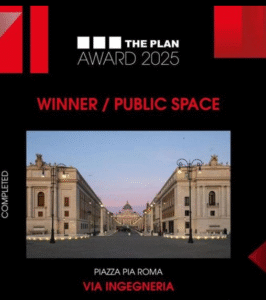 Piazza Pia rinasce e conquista il mondo: ad Anas il prestigioso premio The Plan Award per il design degli spazi urbani 2