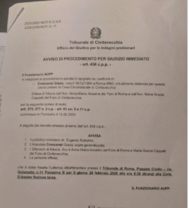 Omicidio di Fregene, Gabrielli: “Tracce miste di Dna e sangue della vittima inchiodano Giada Crescenzi” 1 Omicidio di Fregene, Gabrielli: “Tracce miste di Dna e sangue della vittima inchiodano Giada Crescenzi” 1