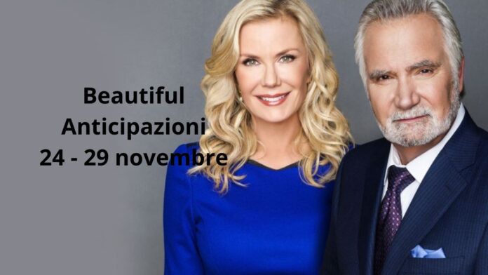 beautiful 24 novembre Beautiful, anticipazioni dal 24 al 29 novembre: tensioni, accuse e decisioni difficili