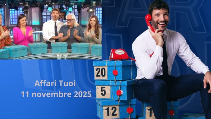 Affari Tuoi 11 novembre 2025, quanto ha vinto Eugenio dalle Marche: non si balla