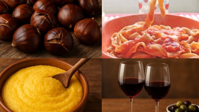 Sagre nel Lazio dal 7 al 9 novembre 2025: polenta, castagne, tartufi, sagne, olio e vino novello