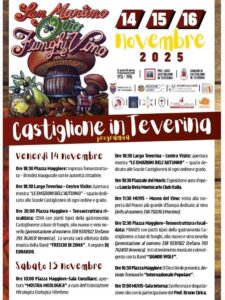 Sagre nel Lazio dal 14 al 16 novembre 2025: fagiolone, castagne, funghi, bruschette, olio e vino 5