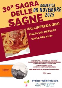 Sagre nel Lazio dal 7 al 9 novembre 2025: polenta, castagne, tartufi, sagne, olio e vino novello 6