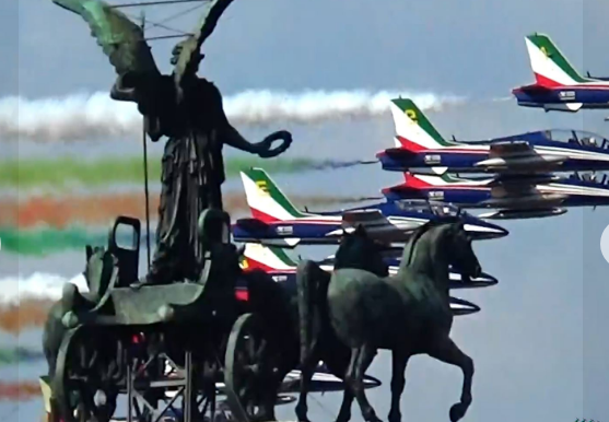 a roma frecce tricolori