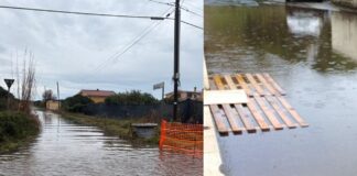 Maltempo, allagamenti e disagi tra Roma e litorale