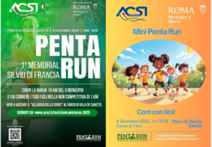 A Centocelle arriva la Penta Run corsa podistica con mini gara per i più piccoli: programma e itinerario 1