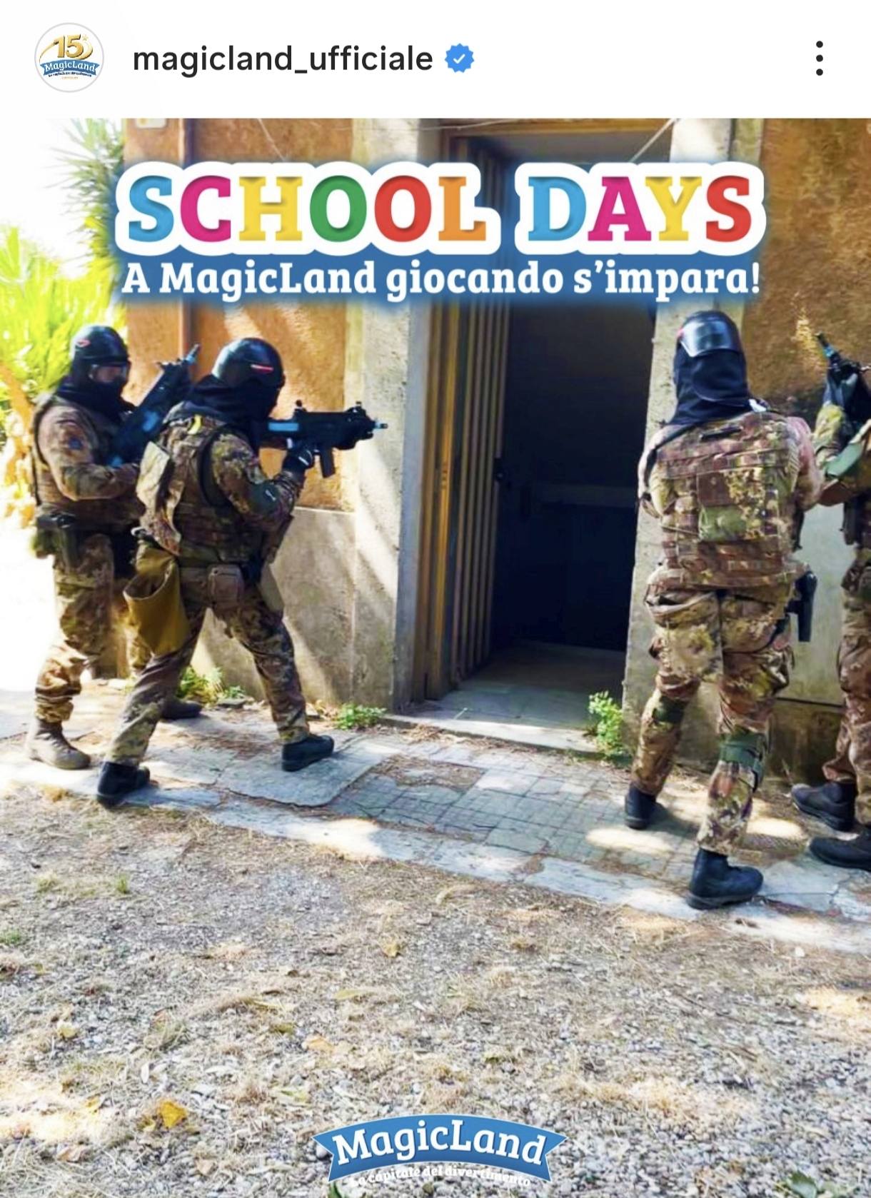 Militari a MagicLand: la controversa simulazione per bambini delle scuole elementari che ha scatenato il caos 1