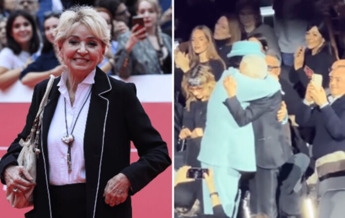 Enrica Bonaccorti, dopo l’abbraccio con Renato Zero: “Mi ha fatto sentire una rockstar”
