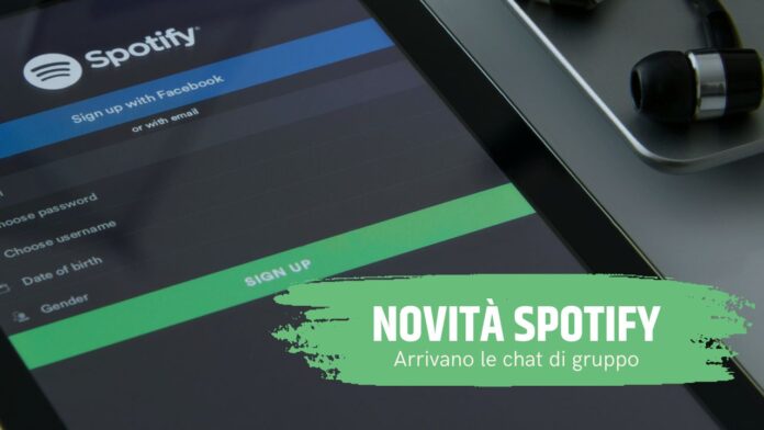 Spotify chat di gruppo