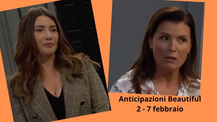 Beautiful, anticipazioni dal 2 al 7 febbraio: Steffy e Finn, contrasti su Sheila