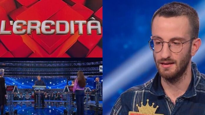 L'Eredità 6 gennaio, quanto ha vinto il campione Federico ieri sera: montepremi e parola vincente