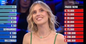 Affari Tuoi 5 febbraio, Anna brucia 700mila euro nei primi 6 tiri: quanto ha vinto 1
