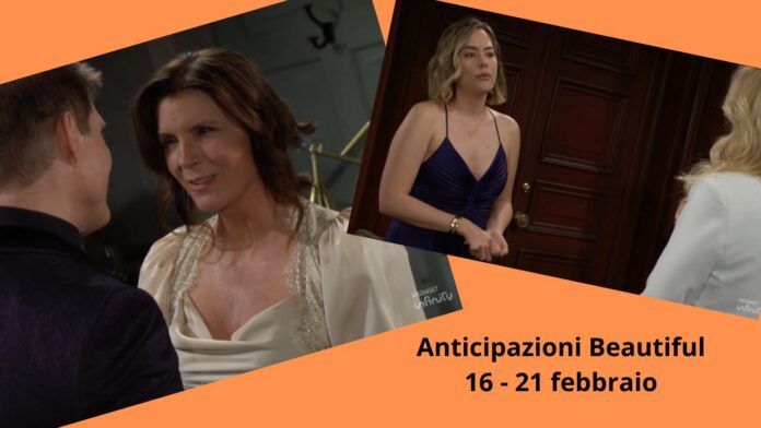 Beautiful, anticipazioni 16-21 febbraio: Steffy contro Finn e Hope, caos alla Forrester Creations