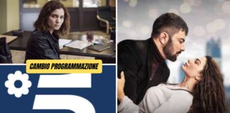 Cambio programmazione mediaset