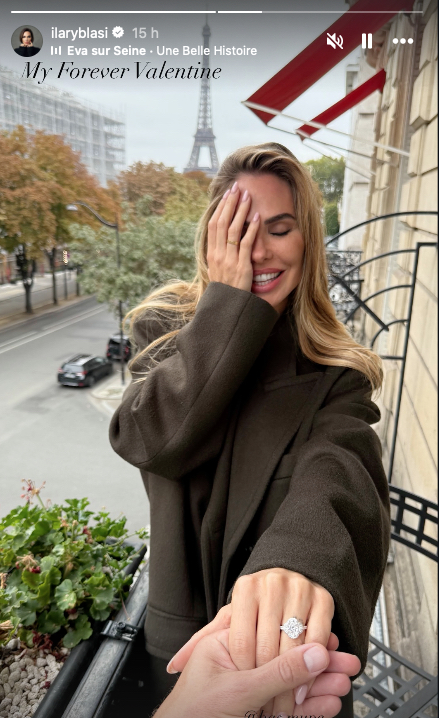Ilary Blasi si sposa: le foto della romantica proposta di Bastian Müller a Parigi 1