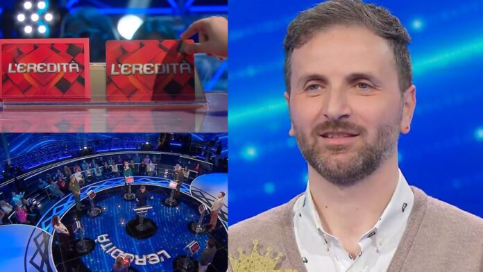 L'Eredità cp L'Eredità 15 febbraio, quanto ha vinto il campione Federico: il nodo stringe la Ghigliottina