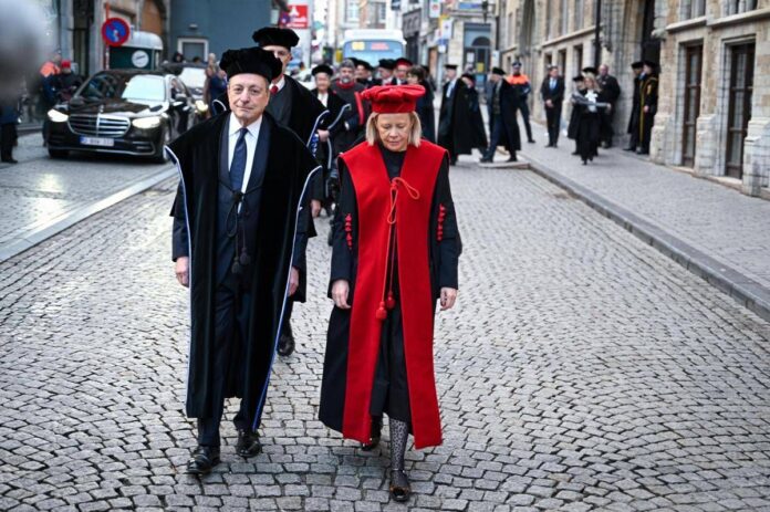 “L’ordine globale è fallito”, il discorso integrale di Mario Draghi all’Università di Lovanio