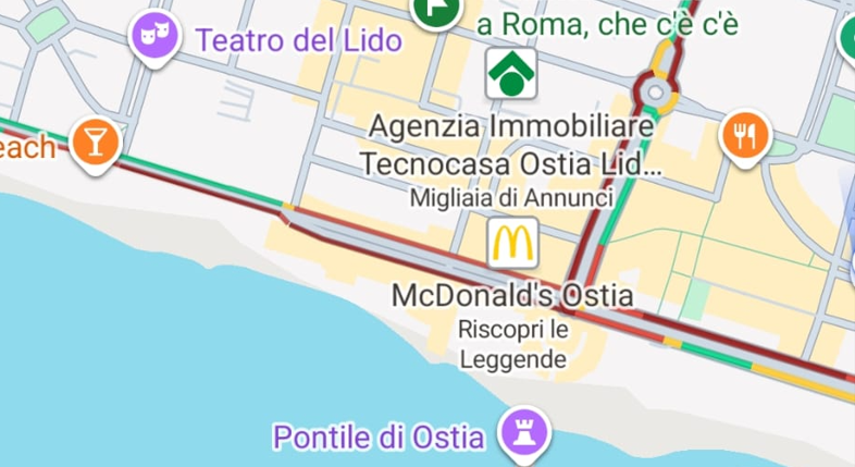 Con il Papa a Ostia e le strade chiuse traffico paralizzato sul lungomare 1