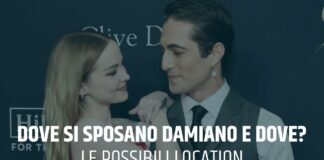 Matrimonio Damiano e Dove, le possibili location