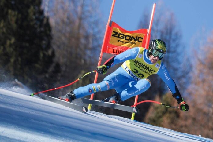 Milano Cortina, Franzoni dà già spettacolo: secondo nel primo test a Bormio