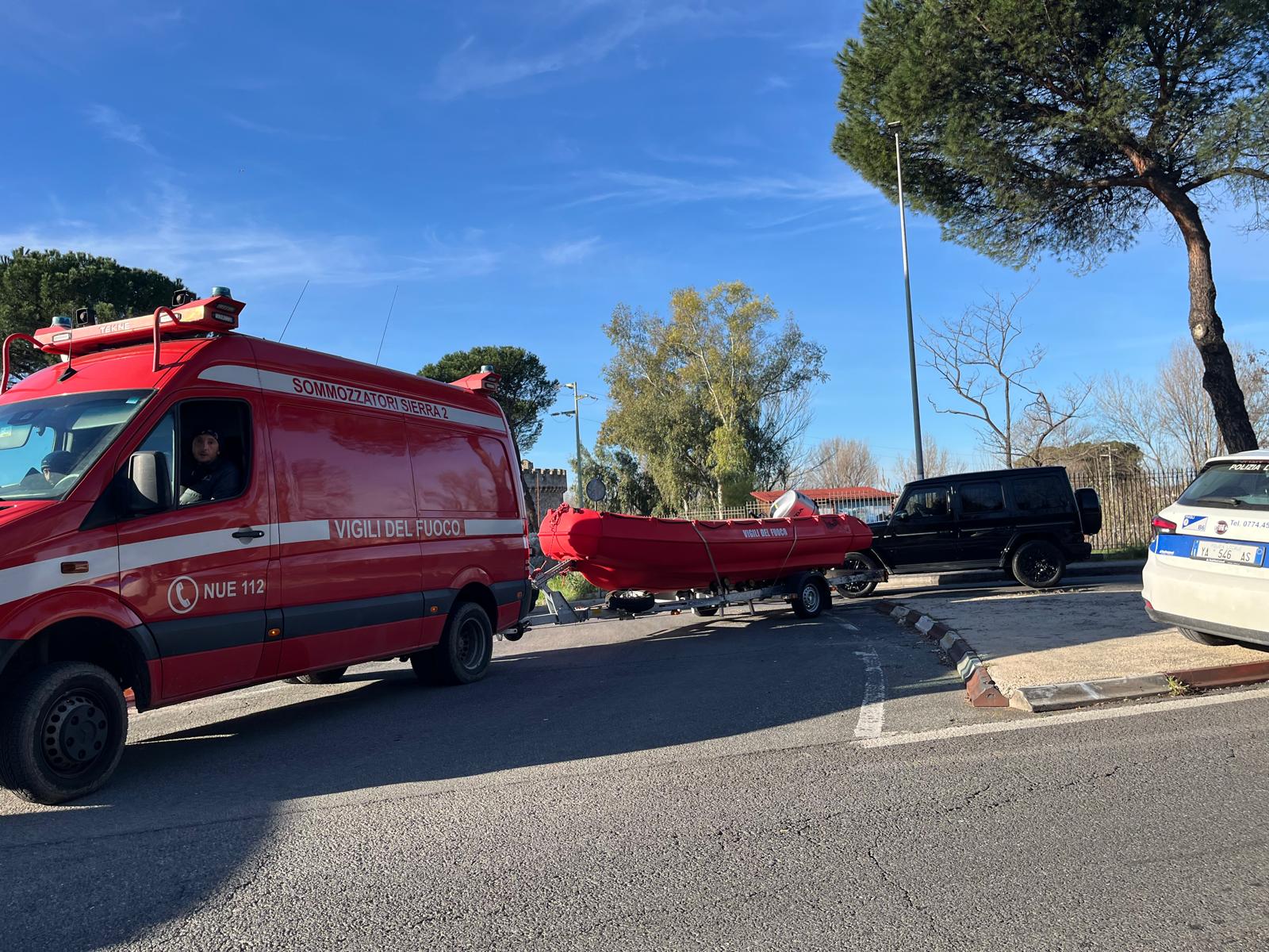 Recupero dell’auto nell’Aniene: Tiburtina chiusa, ore decisive per Alessandro Giannetti 1