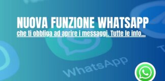 Whatsapp obbligo aprire messaggi