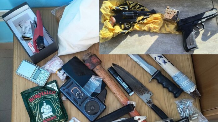 Blitz antidroga nel quartiere Europa di Anzio: sequestrate armi e stupefacenti