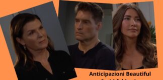 Beautiful, anticipazioni dal 9 al 14 febbraio: il matrimonio di Sheila e Deacon, Finn ingannato