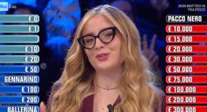 Affari Tuoi 19 febbraio, partita sfortunata per Cristina: rifiuta le offerte ma il finale è amaro 1 Affari Tuoi 19 febbraio, partita sfortunata per Cristina: rifiuta le offerte ma il finale è amaro 1