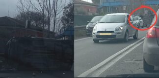 Incidente con auto cappottata sulla via del Mare: forti rallentamenti