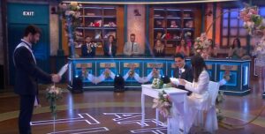 Affari Tuoi 13 febbraio, puntata speciale con nozze in diretta: quanto hanno vinto gli sposi 1 Affari Tuoi 13 febbraio, puntata speciale con nozze in diretta: quanto hanno vinto gli sposi 1