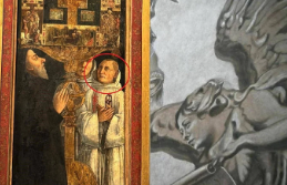 In centinaia in fila a Roma per il cherubino che assomiglia a Meloni, ma a Londra spunta il ritratto di Putin 1 In centinaia in fila a Roma per il cherubino che assomiglia a Meloni, ma a Londra spunta il ritratto di Putin 1