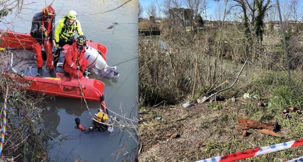 Recuperata nell'Aniene l'auto di Alessandro Giannetti: vuota e senza tracce 3