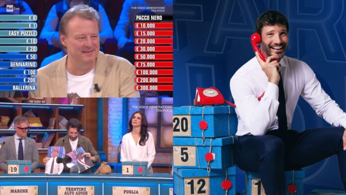 Affari Tuoi 20 marzo 2026, Sergio da Mezzolombardo vince e batte il Dottore