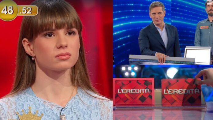 L'Eredità 24 marzo, la 18enne Giulia alla Ghigliottina: parola vincente e quanto ha vinto