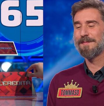 L'Eredità 22 marzo, quanto ha vinto il campione Tommaso ieri sera alla Ghigliottina