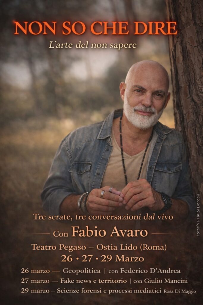 A Ostia la satira feroce e il sarcasmo amaro di Fabio Avaro con ‘Non so che dire’ 1 A Ostia la satira feroce e il sarcasmo amaro di Fabio Avaro con ‘Non so che dire’ 1