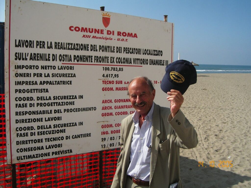 Ostia perde Silvio Ricci: fu paladino di battaglie memorabili, dalla Roma-Lido al Grassi 1
