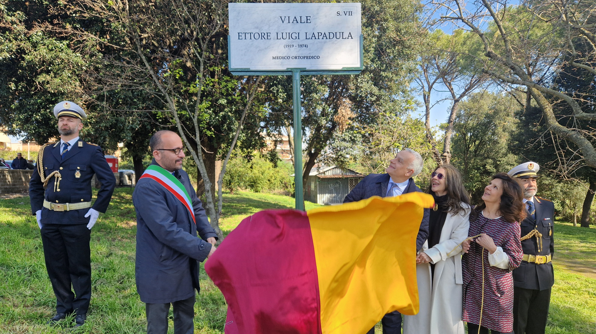 Roma dedica un pezzo di parco all'inventore del corsetto ortopedico 1 Roma dedica un pezzo di parco all'inventore del corsetto ortopedico 1