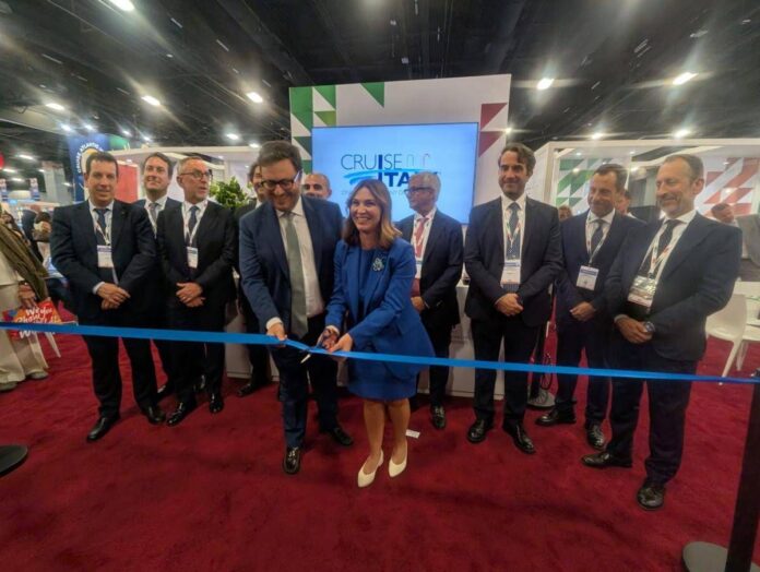 Adsp del mare Sicilia occidentale al Seatrade di Miami, Tardino taglia nastro padiglione ‘CruiseItaly’