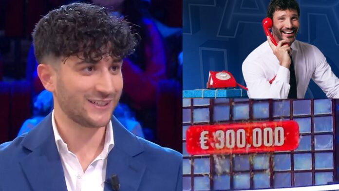 Affari Tuoi 25 aprile, Tommaso gioca per un tutto o niente da brivido: quanto ha vinto ieri ai pacchi